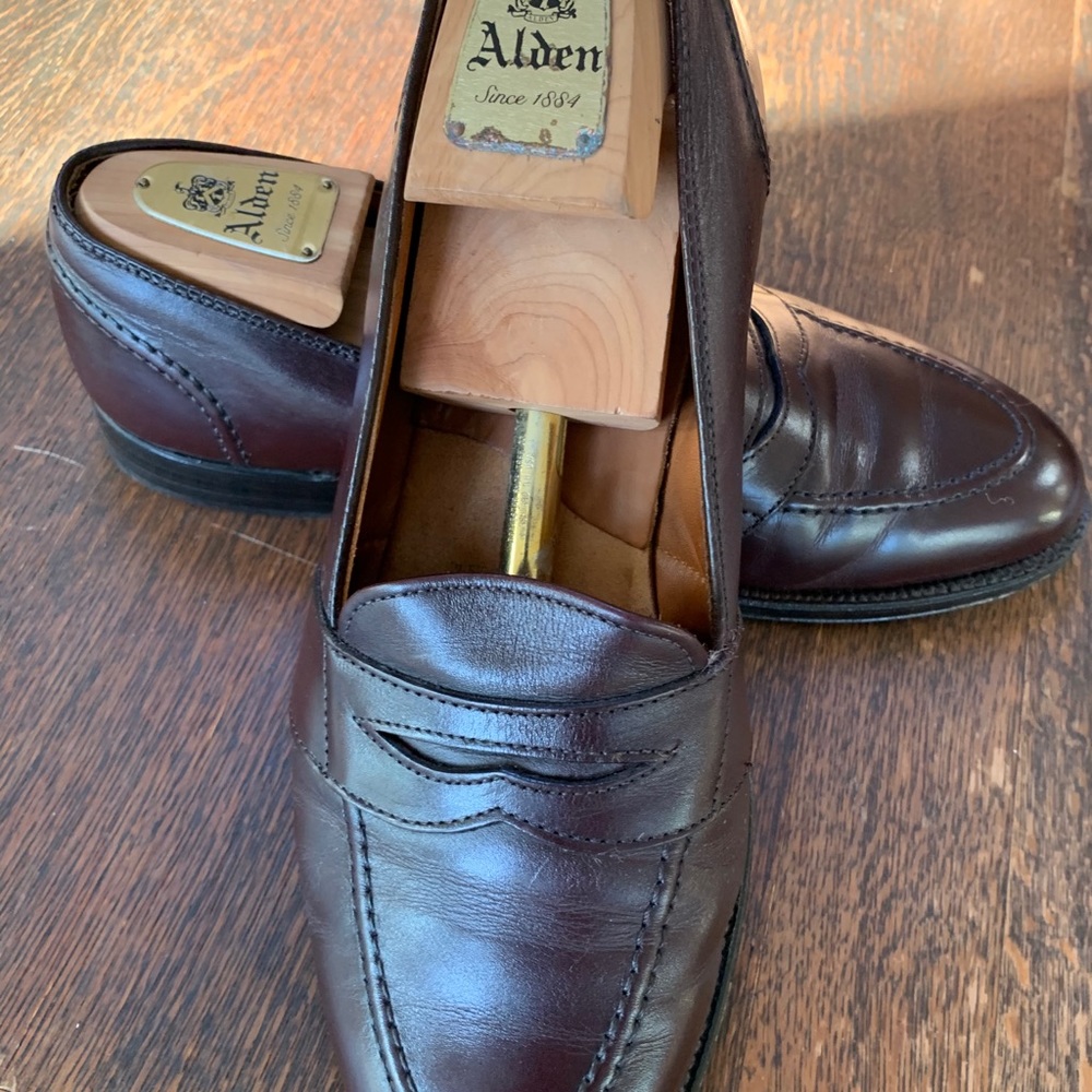 Alden Monk Strap Loafer Burgundy